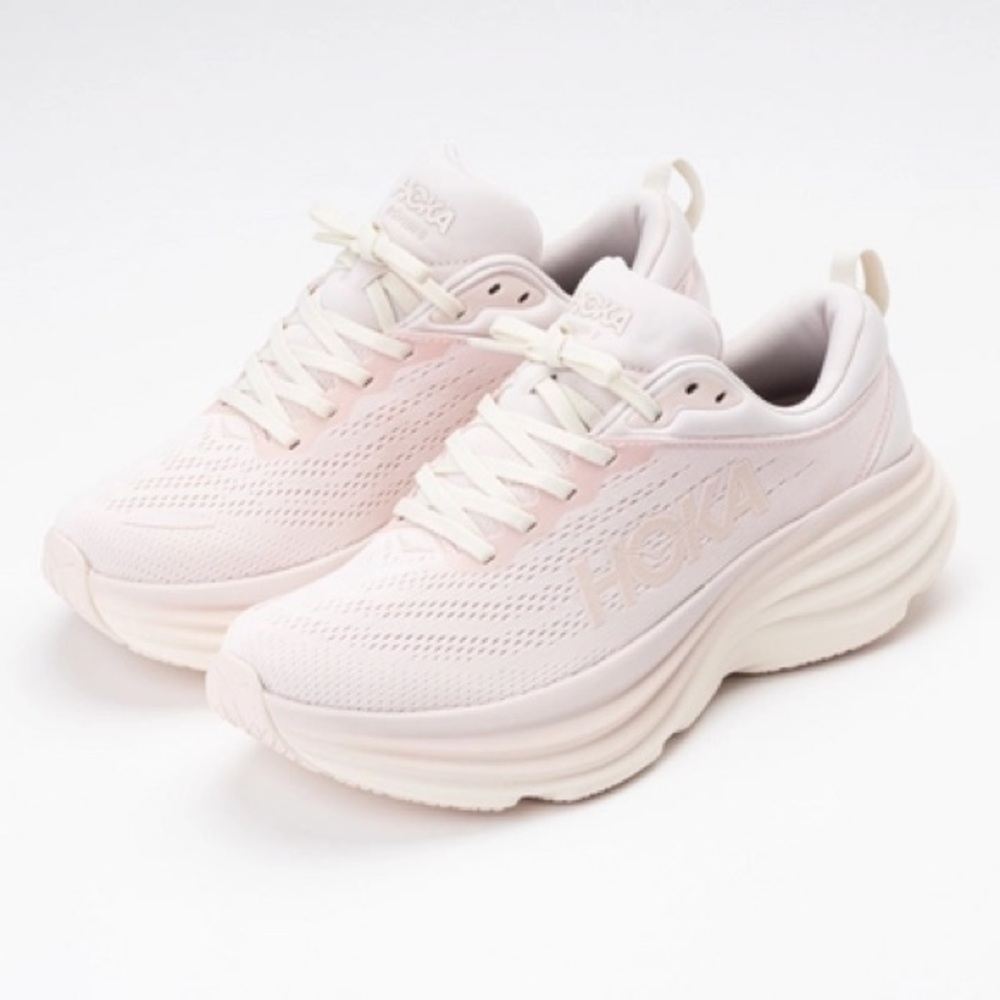 Hoka Women's Bondi 8 Cosmic Pearl RARE